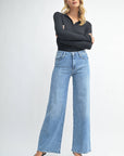 Stretchy Wide Leg