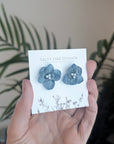 Hydrangea Stud Earrings - mixed color