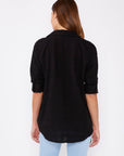 Long Sleeve Plaid Seersucker Button-Down Shirt