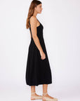 Square Neck Corset Midi Dress