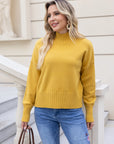 Tailored Texture Mockneck