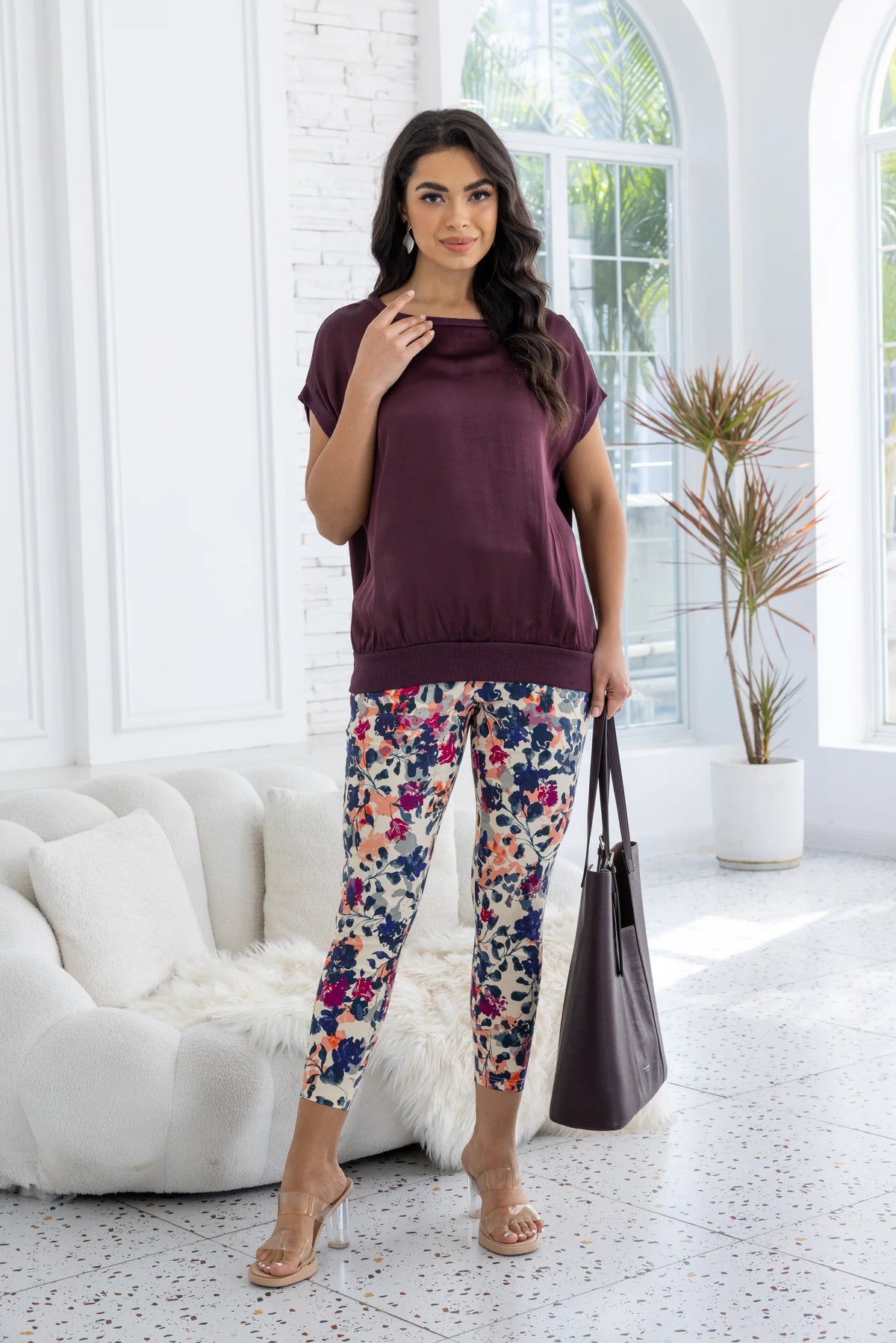 Luminous Satin Top