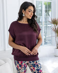 Luminous Satin Top