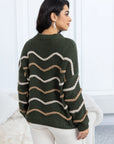 Cascading Contour Pullover One Size
