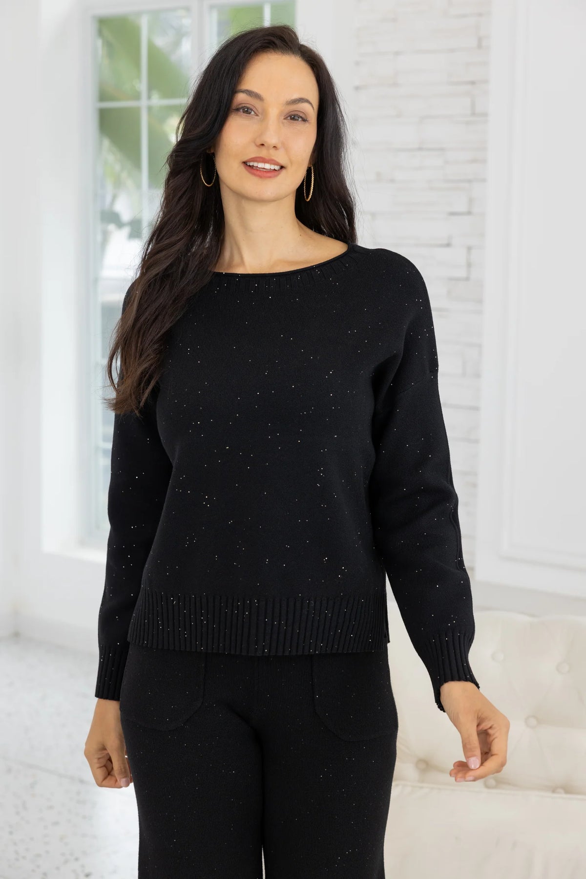 Starlight Shimmer Knit Top
