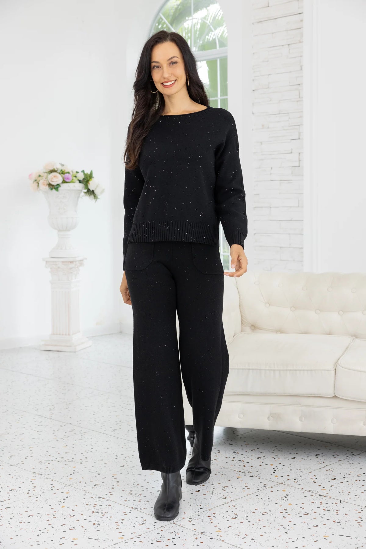 Starlight Shimmer Knit Top