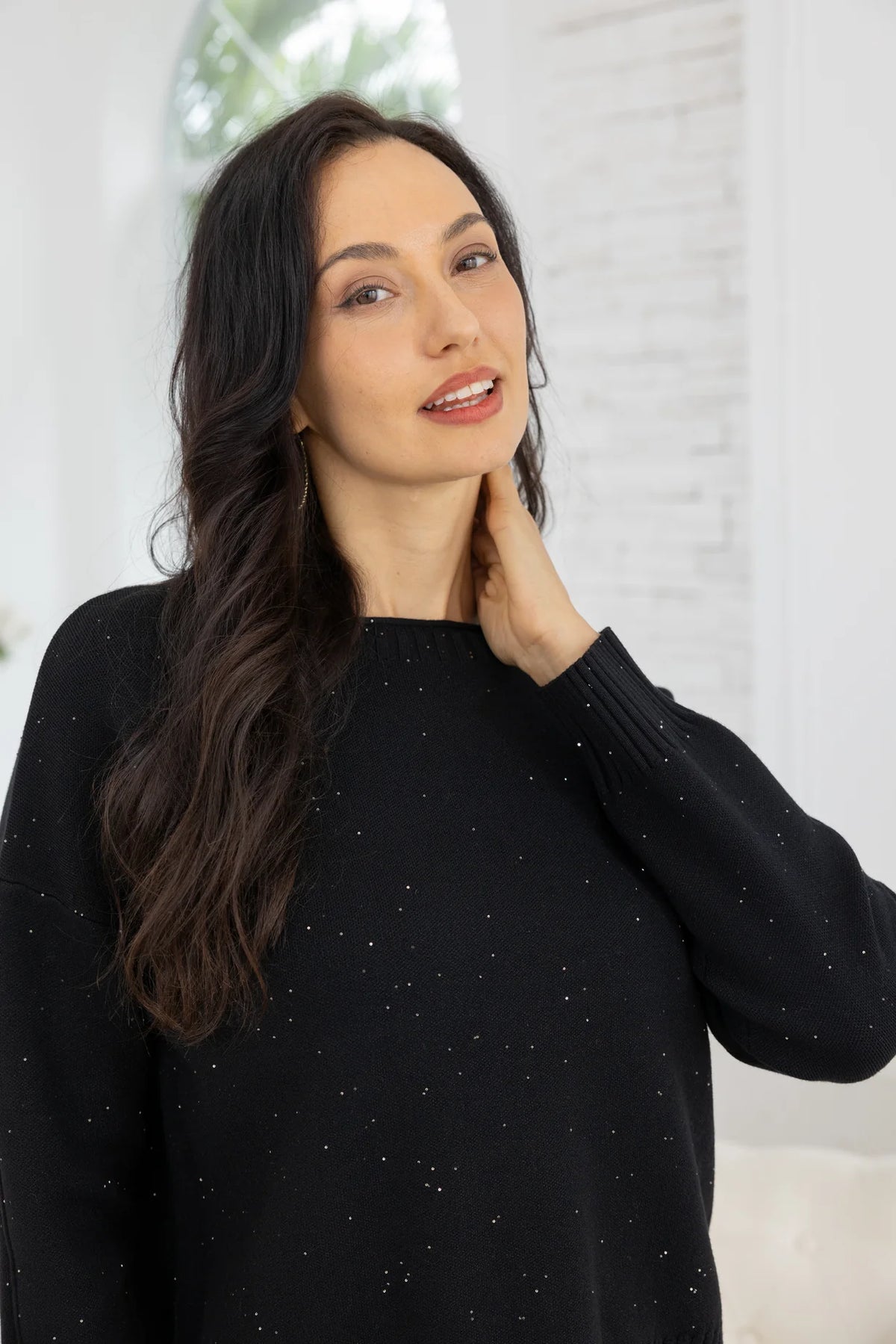 Starlight Shimmer Knit Top