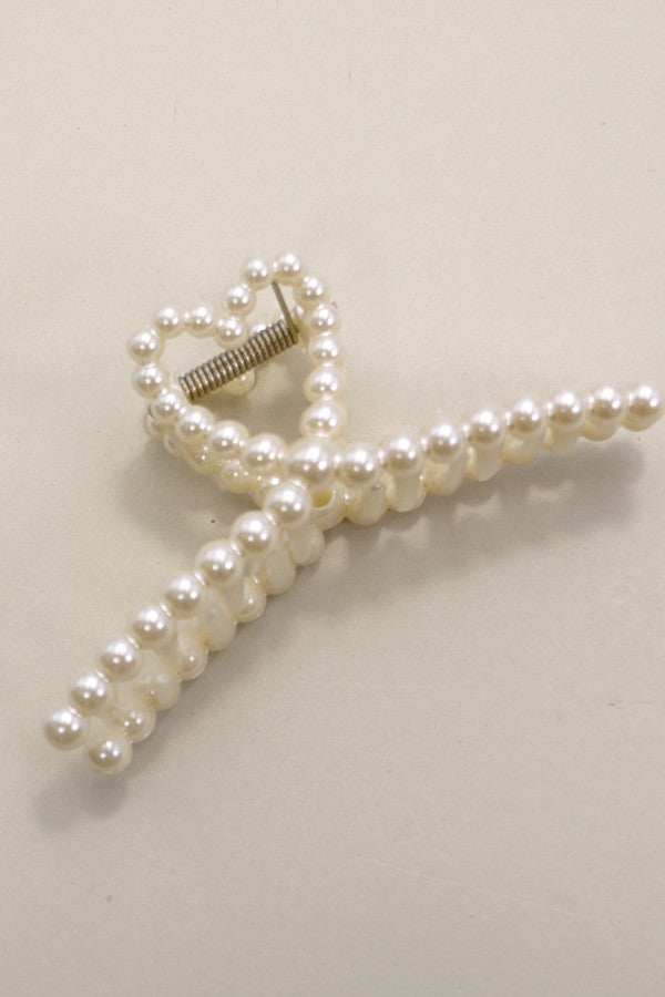 Pearl Hair Claw Clips