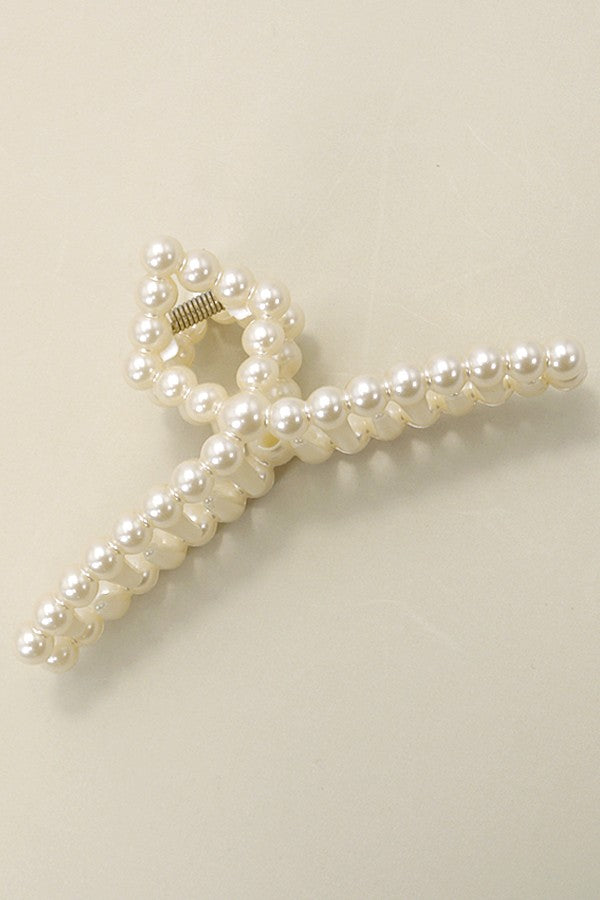 Pearl Hair Claw Clips