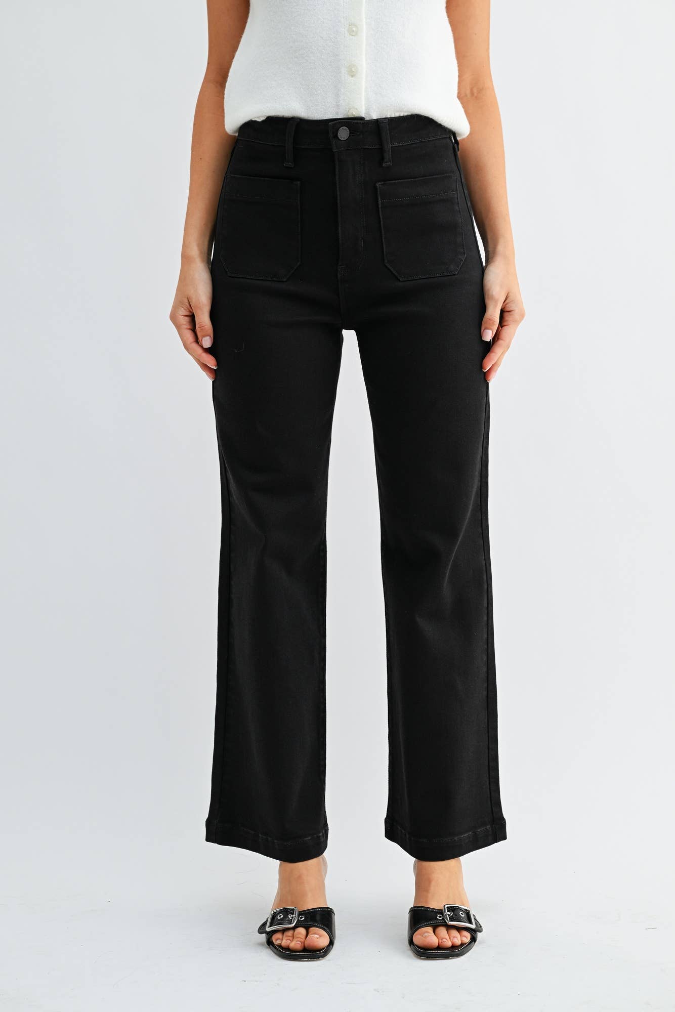 Patch Pocket Wide Leg