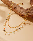 18k Stainless Steel Tarnish Free Seedbead Necklace