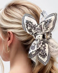 Paisley Boho Vintage Hair Claw Clips