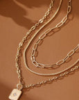 18k Stainless Steel Tarnish Free Layered Necklace