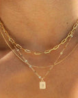 18k Stainless Steel Tarnish Free Layered Necklace