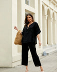 Sophia's Linen Shirt with bamboo buttons