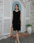 Bamboo Sleeveless Dress With Buttons
