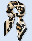 Large Leopard Animal Print Bandana Scarf