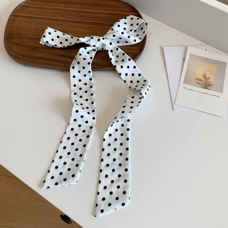 Soft Silky Skinny Twilly Scarf Necklace Wrap