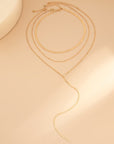 18k Stainless Steel Tarnish Free Y Necklace