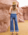Folded Flare Denim