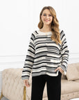 Jessica's Two Tone Knit Sweater