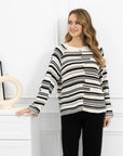 Jessica's Two Tone Knit Sweater