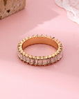 Eternity Baguette Crystal Ring