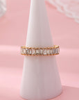 Eternity Baguette Crystal Ring