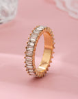 Eternity Baguette Crystal Ring