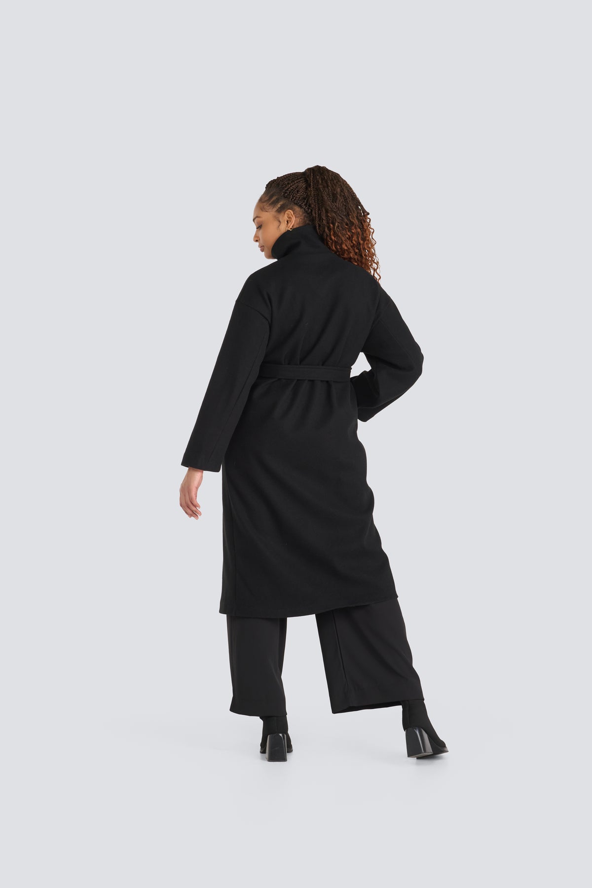 Jessica Laura Funnel Neck Coat