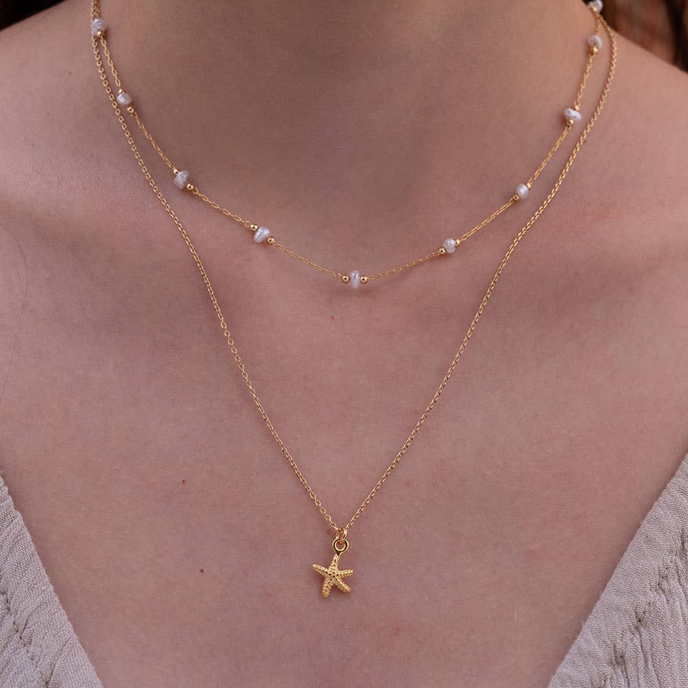 Tiny Starfish Necklace