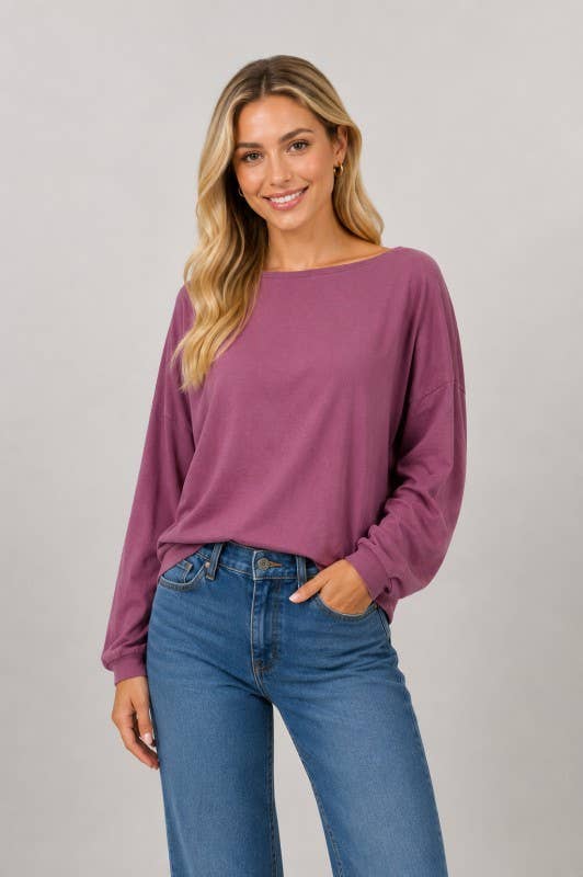Boatneck Pullover Sweater