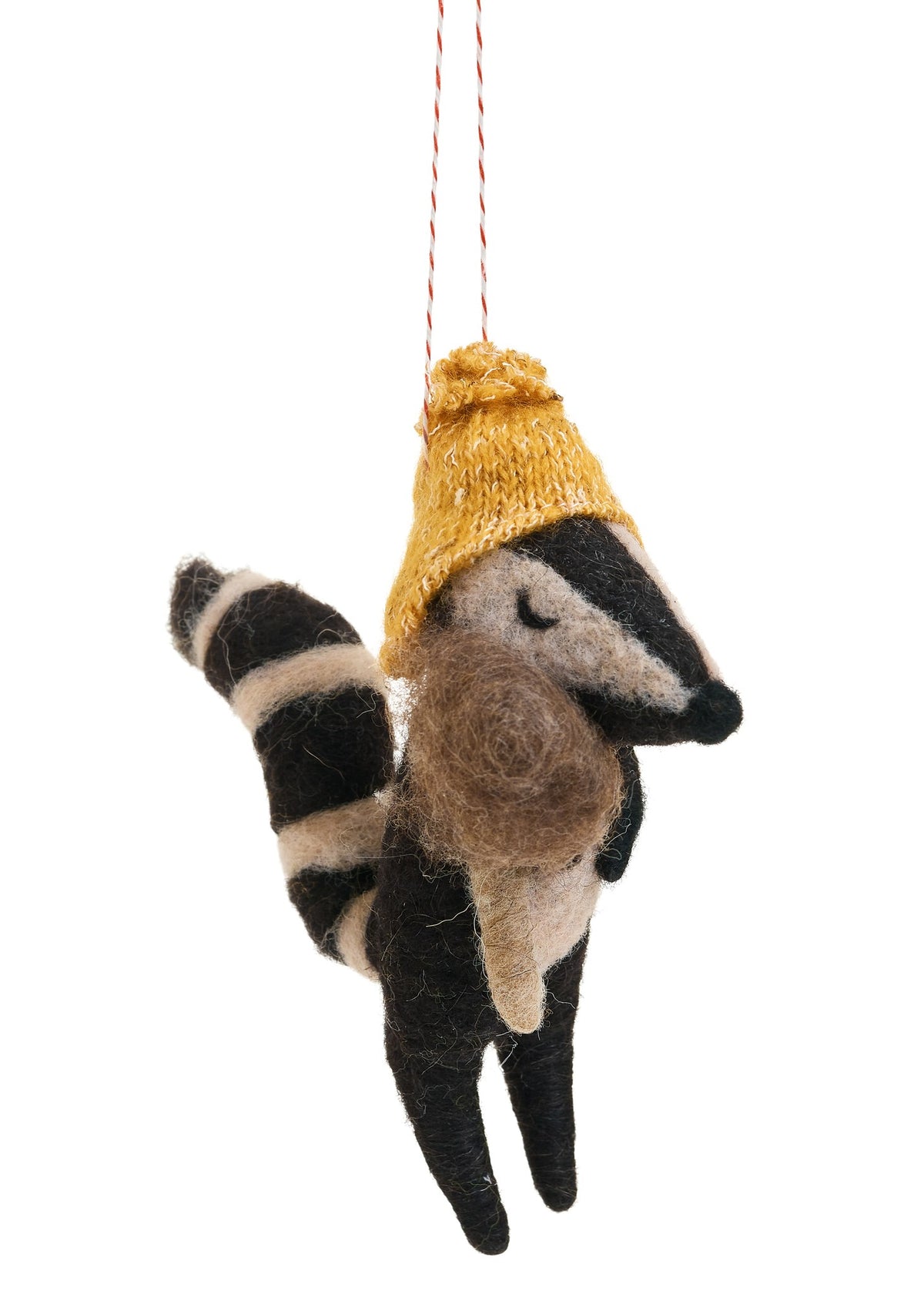 Skunk Wool Ornament