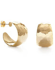 Hammered Vintage Style Hoops