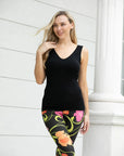 Bamboo Reversible Neckline Tank Top One Size