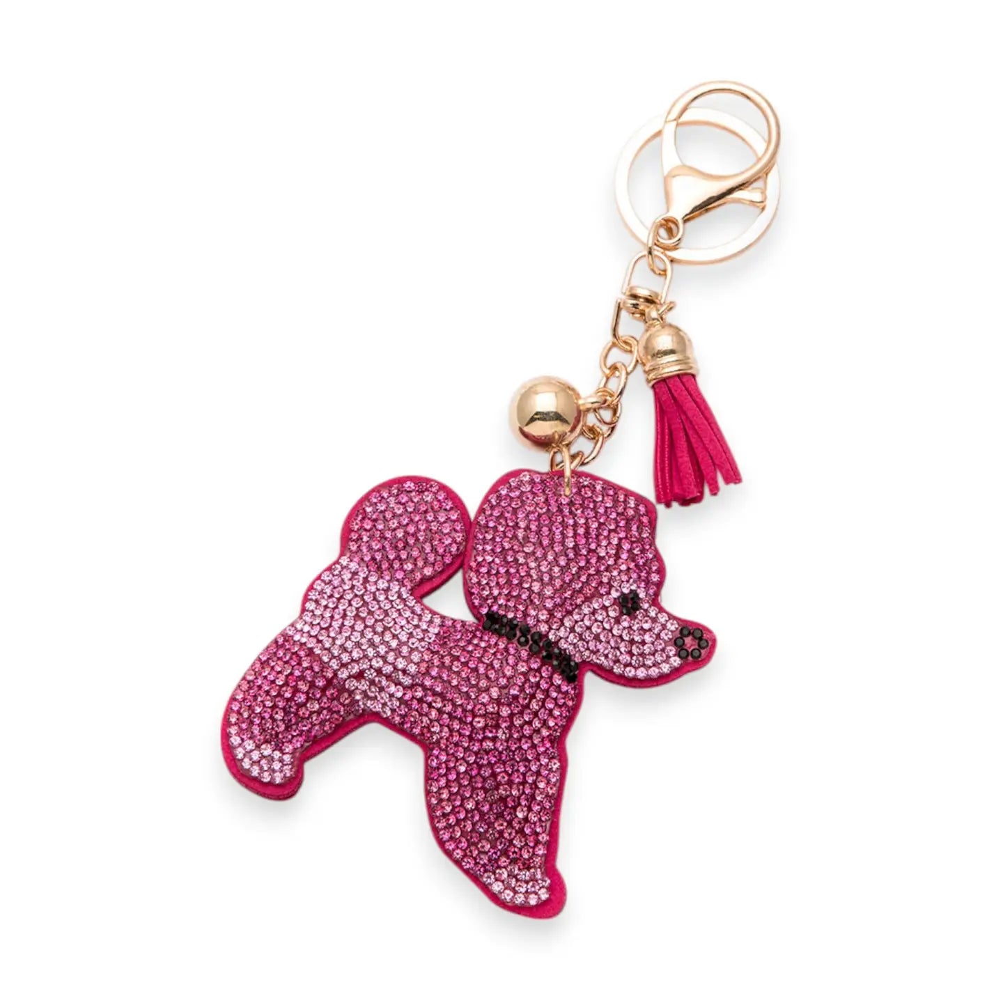 Rhinestone Palm Tree Iconic Key Chain