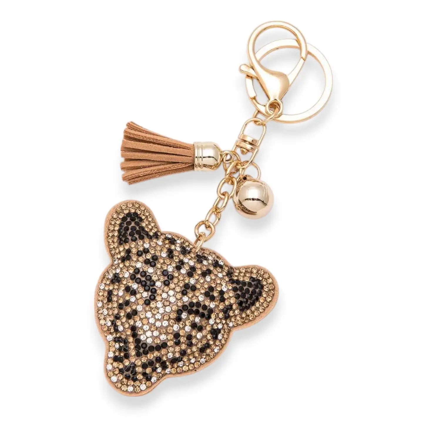 Rhinestone Palm Tree Iconic Key Chain
