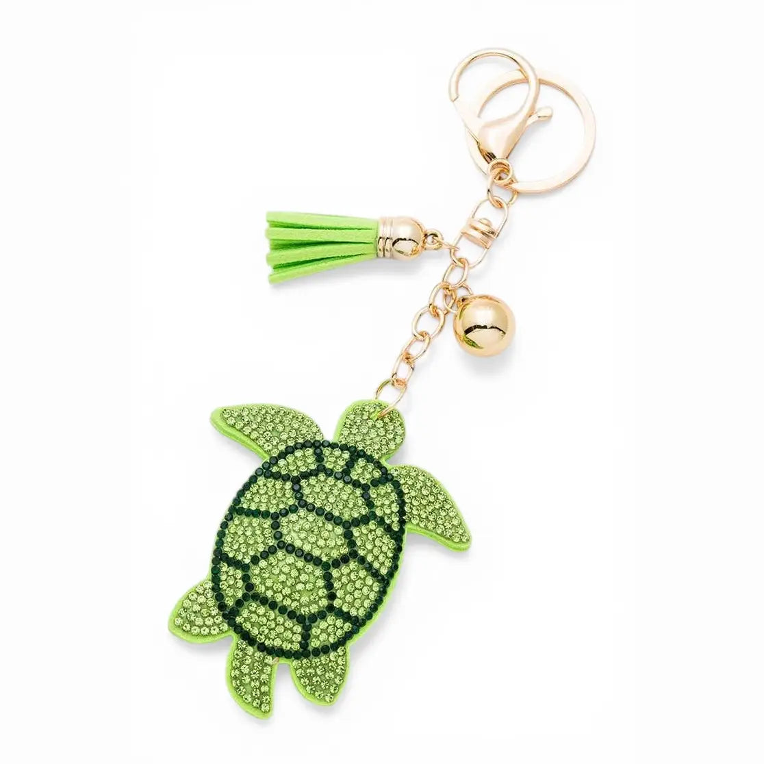 Rhinestone Palm Tree Iconic Key Chain