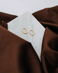 Rectangle Huggie Hoops – Gold Filled Minimal