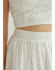 Raylene Cotton Embo Skirt