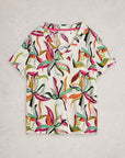 Susie V Neck Linen Tee