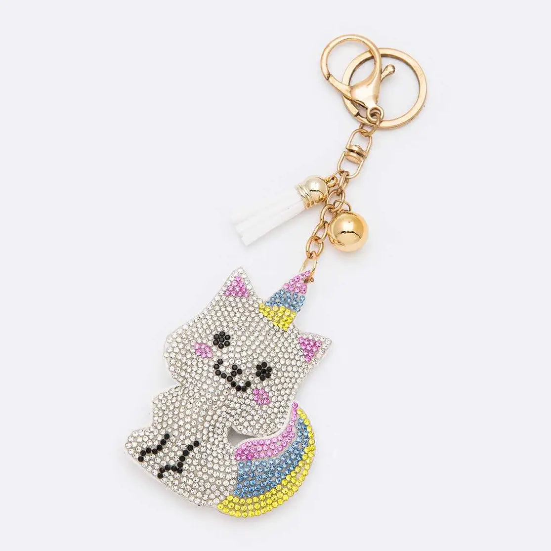 Rhinestone Palm Tree Iconic Key Chain