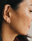 Ember Twisted Huggie Hoops Gold Filled