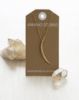 Waning Crescent Necklace