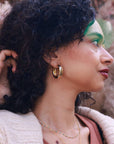 Big, Chunky Hoop Earrings
