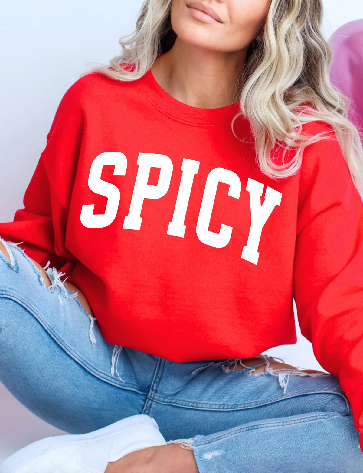 SPICY Classic Crew Neck Sweater