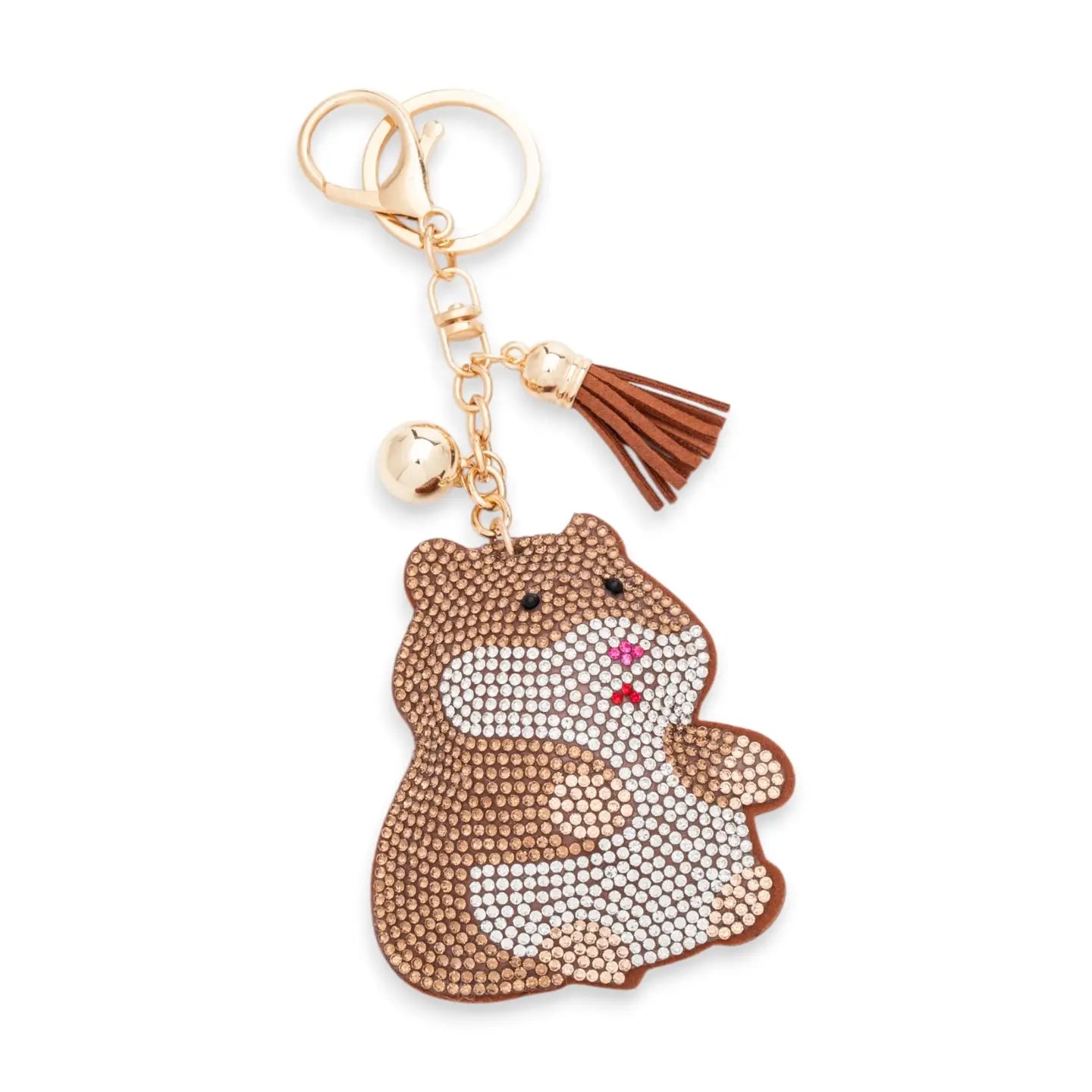 Rhinestone Palm Tree Iconic Key Chain