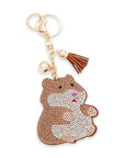Rhinestone Palm Tree Iconic Key Chain