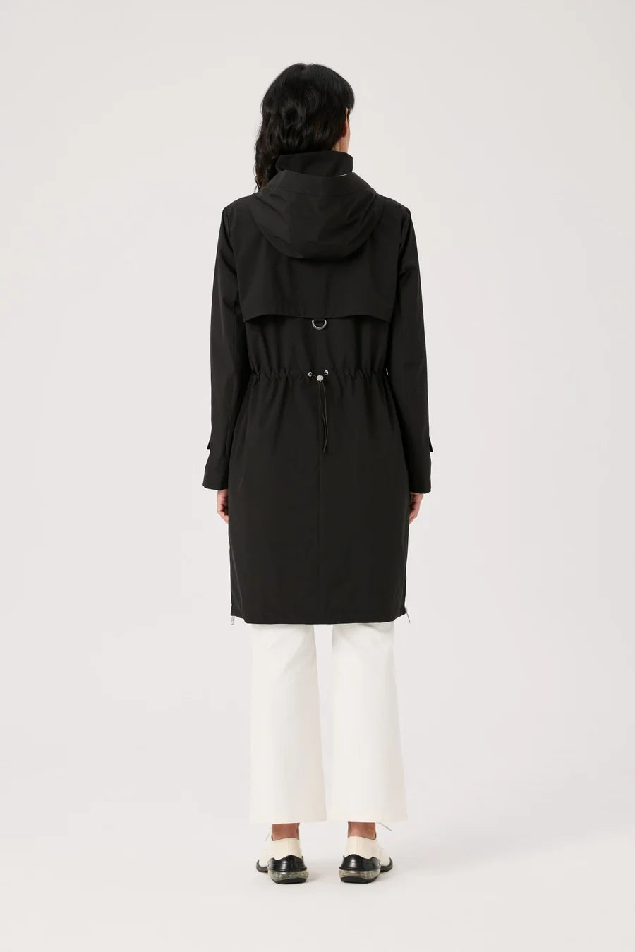 Nikki Jones Waterproof hooded raincoat