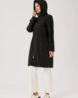 Nikki Jones Waterproof hooded raincoat